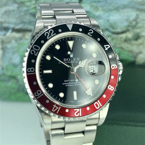 rolex gmt master ii 16710 f serial|Rolex 16710 coke for sale.